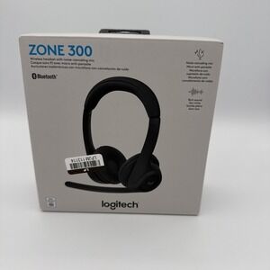 Logitech Zone 300 Wireless Bluetooth Headset PC , Mac, Chrome, Linux, iOS Black